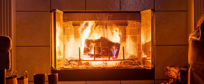 Mendota Hearth Landscape Fireplace Installation in Dublin, Ohio