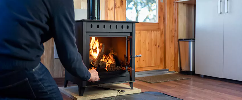 Open Hearth Wood Fireplace Installation in Dublin, OH