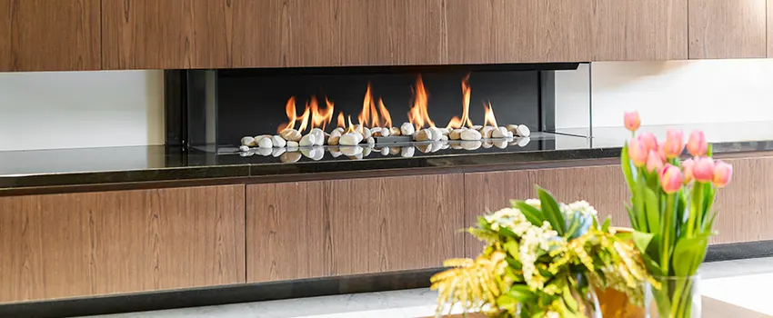 Double-height Fireplace Design Refurbishment in Dublin, Ohio